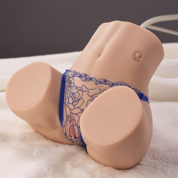 XISE - MAYA SUCKING REALISTISCHER VAGINA- UND ANUS-MASTURBATOR MIT VIBRATION UND STIMULIERENDEN WELLEN 4,5 KG