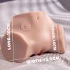 XISE - FENNIE SHAKING REALISTISCHER MULTIPOSITIONS-MASTURBATOR FÜR VAGINA UND ANUS MIT VIBRATION