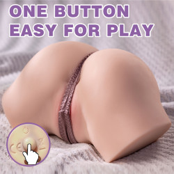 XISE - FENNIE SHAKING REALISTIC MULTIPOSITION VAGINA AND ANUS MASTURBATOR WITH VIBRATION