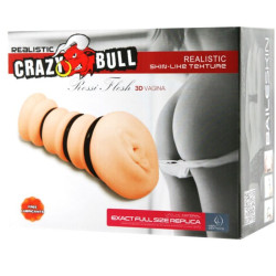 CRAZY BULL - MASTURBADOR Z PIERSCIENIAMI MODEL POCHWY 2