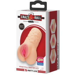 CRAZY BULL - SZKARLATNY MASTUBADOR W KSZTALCIE POCHYNY