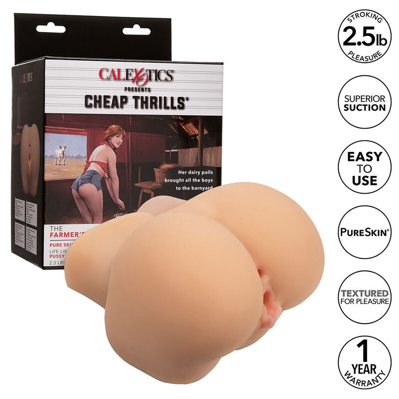 CALEXOTICS - CÓRKA ROLNIKA PODWÓJNY REALISTYCZNY MASTURBATOR MIESNY