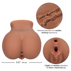 CALEXOTICS - THE ROLLER BABE PODWÓJNY REALISTYCZNY MASTURBATOR FLESH