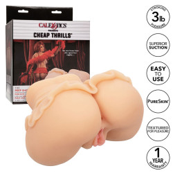 CALEXOTICS - DZIEWCZYNA Z PEEP SHOW PODWÓJNY REALISTYCZNY MASTURBATOR MIESNI