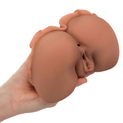 CALEXOTICS - PODWÓJNY REALISTYCZNY MASTURBATOR KRÓLOWEJ POWROTU KARMEL