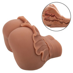 CALEXOTICS - PODWÓJNY REALISTYCZNY MASTURBATOR KRÓLOWEJ POWROTU KARMEL