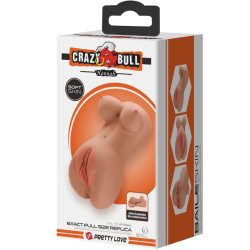 CRAZY BULL - HANNAH PODWÓJNY MASTURBATOR WAGINA I ODBYT REALISTYCZNY MULAT