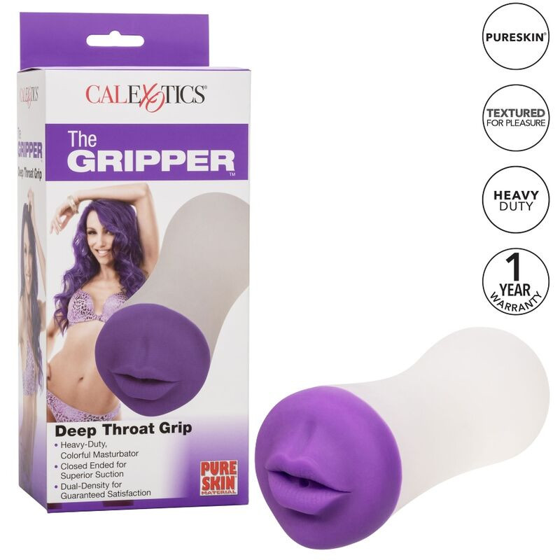 CALEXOTICS - DEEP THROAT GRIP MASTURBADOR BOCA CALEXOTICS - DEEP THROAT GRIP MASTURBADOR BOCA