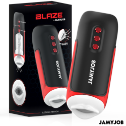 JAMYJOB - BLAZE AUTOMATYCZNY MASTURBATOR DO UST 5 TRYBÓW STYMULUJĄCYCH FAL I WIBRACJI