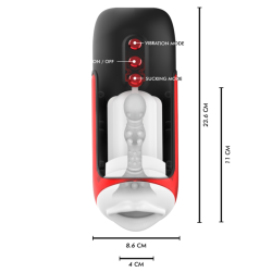 JAMYJOB - BLAZE AUTOMATIC MOUTH MASTURBATOR 5 MODES STIMULATING WAVES AND VIBRATION