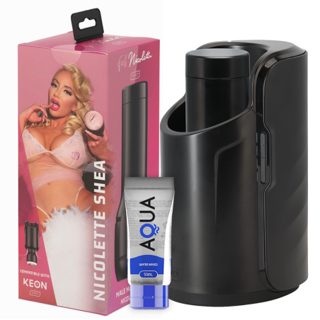 KIIROO - KEON + FEEL NICOLETTE SHEA STROKER + LUBRYKANT JAKOSCI AQUA 50 ML
