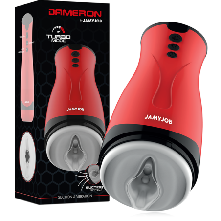 JAMYJOB - DAMERON SSĄCY I WIBRACYJNY MASTURBATOR