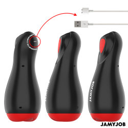 JAMYJOB - CORE-X AUTOMATYCZNY MASTURBATOR 5 TRYBÓW STYMULUJĄCYCH FALE I WIBRACJE