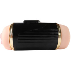 SHEQU - KAY DOPPIO MASTURBATORE CON DOPPIA BOCCA E VIBRAZIONE DELLA VAGINA