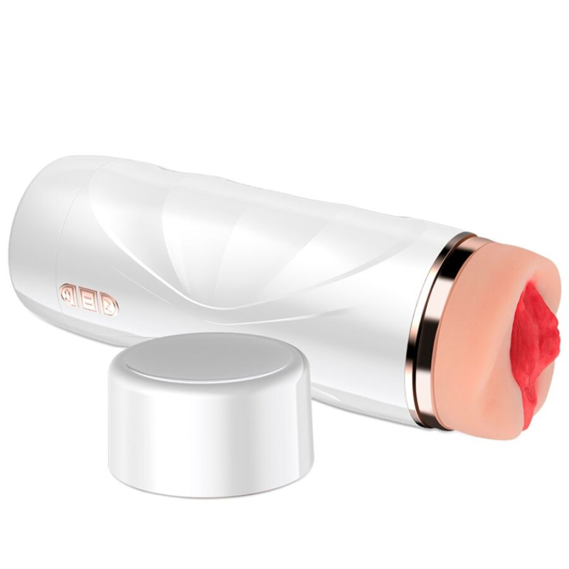 SHEQU - RILEY VAGINA MASTURBATORE CON VIBRAZIONE E ONDE STIMOLANTI