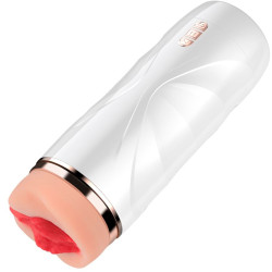 SHEQU - RILEY VAGINA MASTURBATOR Z WIBRACJĄ I FALAMI STYMULUJĄCYMI