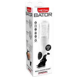 EXTREME TOYZ - PDX MEGA BATOR USB MESKI MESKI MASTURBATOR POCHWA BIALY