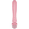 SATISFYER - TRIPLE LOVER RABBIT VIBRATOR MASSAGER PINK