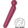 SATISFYER - WIBRATOR DO MASAZU PLANET WAND-ER BERRY