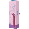 SATISFYER - WIBRATOR DO MASAZU PLANET WAND-ER BERRY