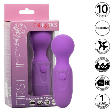 CALEXOTICS - FIRST TIME MASAZER AKUMULATOROWY 10 WIBRACJI FIOLETOWY