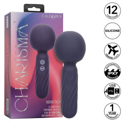 CALEXOTICS - CHARISMA SEDUCTION MASAZER 12 FUNKCJI 17,75 CM X 6,25 CM FIOLETOWY