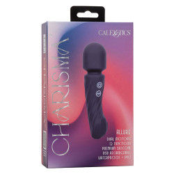 CALEXOTICS - CHARISMA ALLURE MASAZER DUAL MOTORS 12 FUNKCJI 17,25 CM X 4,5 CM FIOLETOWY