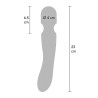 TOYJOY - LIGHT ZENITH WAND MASSAGER BLACK