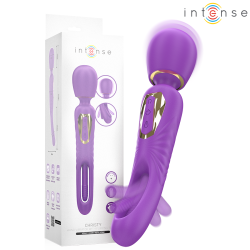 INTENSE - WIBRACYJNA RÓŻDŻKA CHRISTY Z ODRZUCAJĄCYM SIĘ JĘZYKIEM