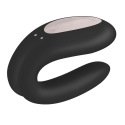 SATISFYER - APLIKACJA DOUBLE JOY CON CZARNA