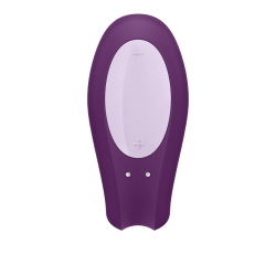 SATISFYER - DOUBLE JOY CON APP MORADO