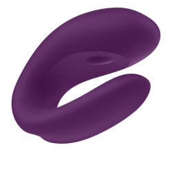 SATISFYER - APLIKACJA DOUBLE JOY CON FIOLETOWA