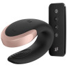 SATISFYER - WIBRATOR DOUBLE LOVE LUKSUSOWY PARTNER CZARNY