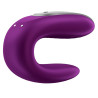 SATISFYER - WIBRATOR DOUBLE FUN PARTNER FIOLETOWY