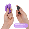 WE-VIBE - SYNC O VIBRATORE FLESSIBILE TELECOMANDO VIOLA