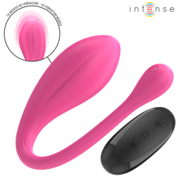INTENSE - JANICE U WIBRATOR PODWÓJNA STYMULACJA 10 WIBRACJI RÓŻOWY PILOT