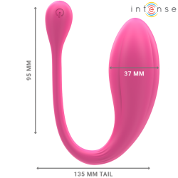 INTENSE - JANICE U WIBRATOR PODWÓJNA STYMULACJA 10 WIBRACJI RÓŻOWY PILOT