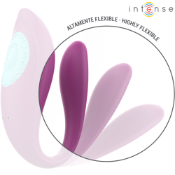 INTENSE - ANNIE WIBRATOR I STYMULATOR W KSZTAŁCIE LITERY U FIOLETOWY PILOT