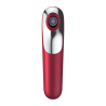 SATISFYER - WIBRATOR I PRZYSSAKA DUAL LOVE Z PULSOWANYM POWIETRZEM CZERWONYM