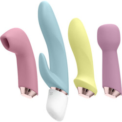 SATISFYER - WSPANIALY ZESTAW WIBRATOROW I PULSU POWIETRZA