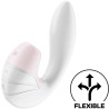 SATISFYER - SUPERNOVA AIR PULSE STYMULATOR I WIBRUJACY BIALY