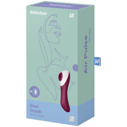 SATISFYER - WIBRATOR PULSEWNY Z PODWOJNYM CRUSH AIR