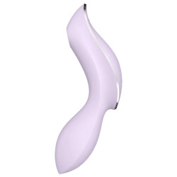 SATISFYER - WIBRATOR PULSU POWIETRZNEGO CURVY TRINITY 2 FIOLETOWY