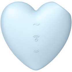 SATISFYER - CUTIE HEART AIR PULSE STYMULATOR I WIBRATOR NIEBIESKI