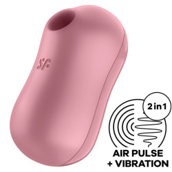 SATISFYER - STYMULATOR PULSU POWIETRZA I WIBRATOR WATY CUKIEROWEJ ROZOWY
