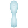 SATISFYER - CURVY TRINITY 5 AIR PULSE STIMULATOR & VIBRATOR APP BLUE