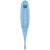 SATISFYER - STIMOLATORE E VIBRATORE TWIRLING PRO AIR PULSE BLU