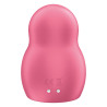 SATISFYER - PRO TO GO 1 DOUBLE AIR PULSE STYMULATOR I WIBRATOR CZERWONY