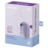 SATISFYER - PRO TO GO 2 DOUBLE AIR PULSE STYMULATOR I WIBRATOR FIOLETOWY