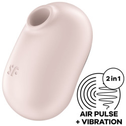 SATISFYER - PRO TO GO 2 DOUBLE AIR PULSE STYMULATOR I WIBRATOR BEZOWY